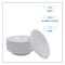 Boardwalk Hi-Impact Plastic Dinnerware, Bowl, 10-12 oz, White, PK1000 BOWLHIPS12WH - alternate 6